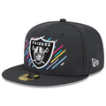 LAS VEGAS RAIDERS 2021 CRUCIAL CATCH 59FIFTY EQUIPADO