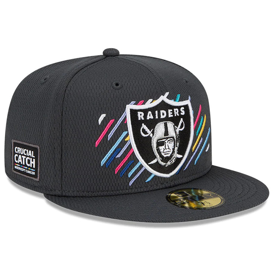 LAS VEGAS RAIDERS 2021 CRUCIAL CATCH 59FIFTY FITTED