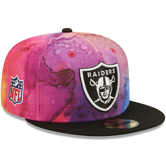 LAS VEGAS RAIDERS 2022  CRUCIAL CATCH 59FIFTY FITTED HAT