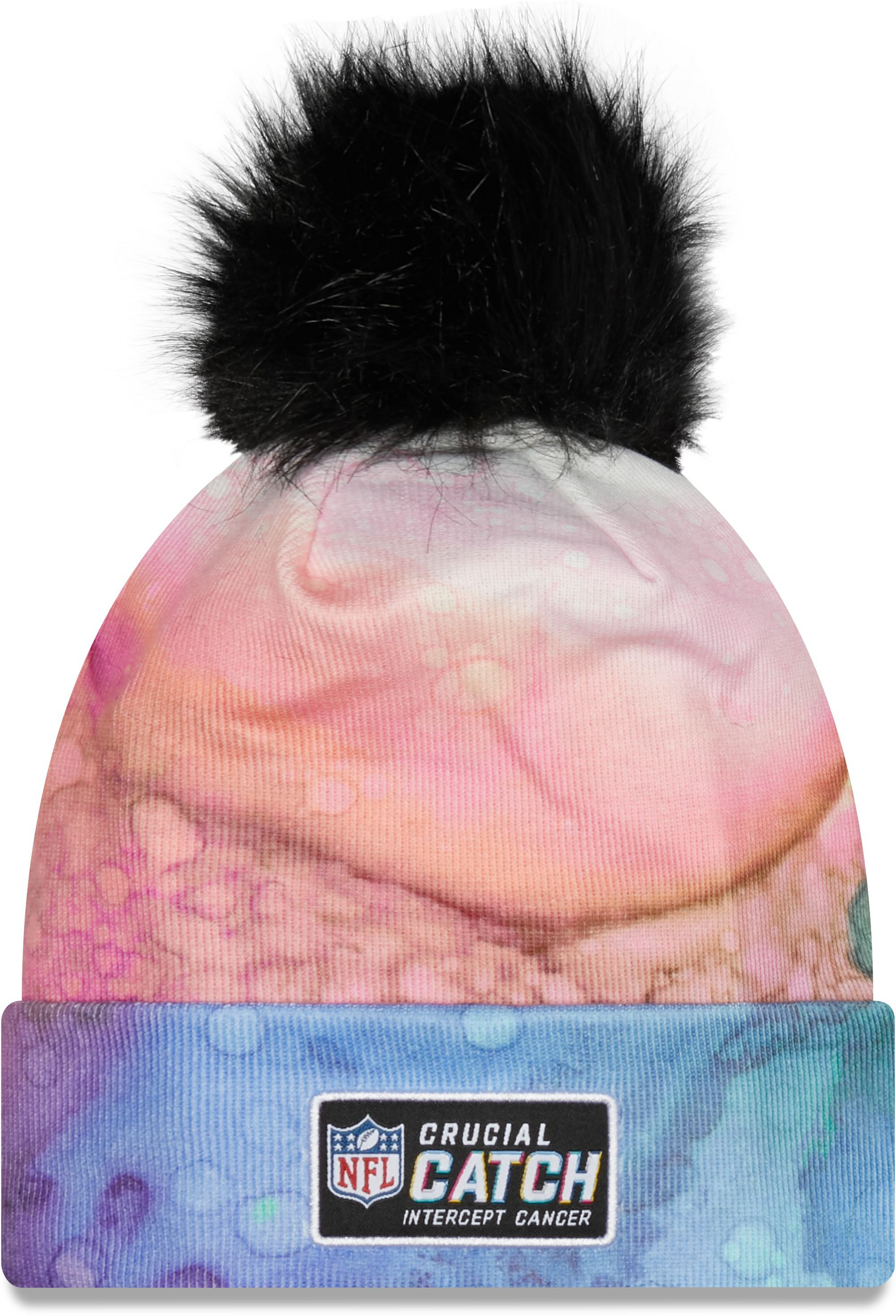 pink raiders beanie