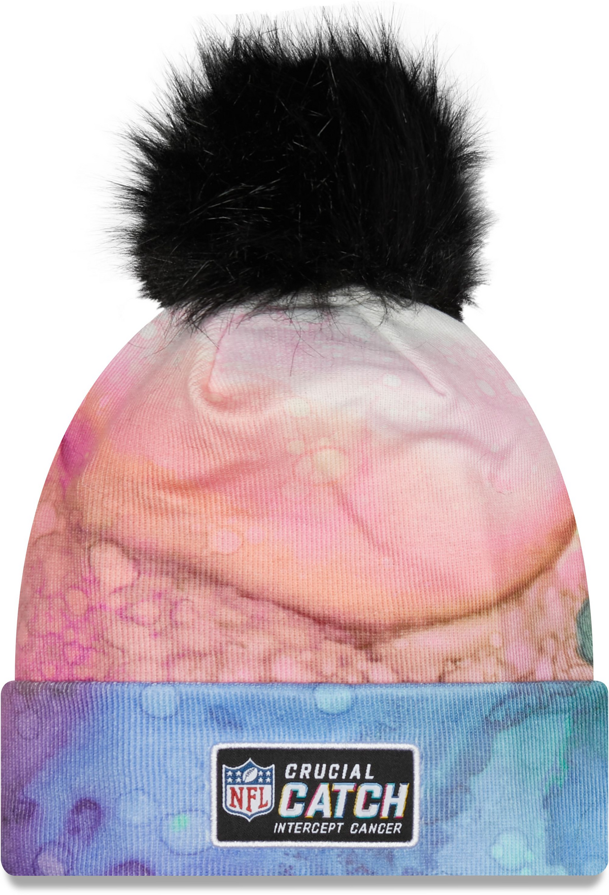 LAS VEGAS RAIDERS 2022 CRUCIAL CATCH WOMEN'S POM KNIT BEANIE