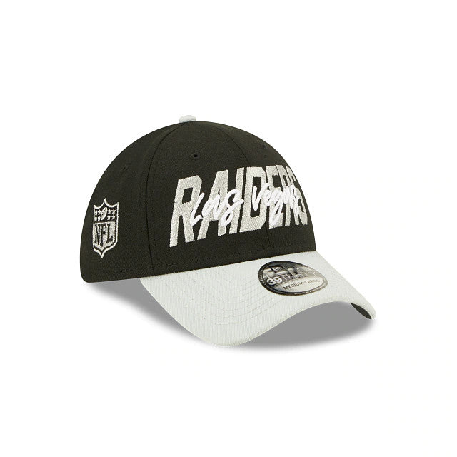 LAS VEGAS RAIDERS 2022 DRAFT 39THIRTY FLEX FIT HAT