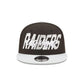 LAS VEGAS RAIDERS 2022 BORRADOR 9FIFTY GORRA GORDA