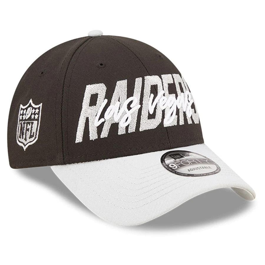 New Era NFL Las Vegas Raiders 2022 Draft 9FORTY Adjustable Cap