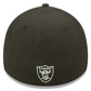 LAS VEGAS RAIDERS 2022 SIDELINE 39THIRTY GORRO FLEX FIT - NEGRO/ BLANCO