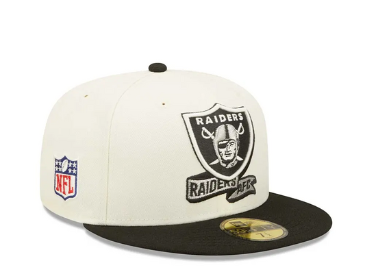 LAS VEGAS RAIDERS 2022 SIDELINE 59FIFTY FITTED HAT