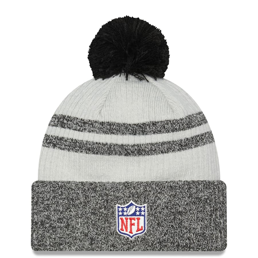 LAS VEGAS RAIDERS 2022 SIDELINE HISTORIC CUFFED POM KNIT