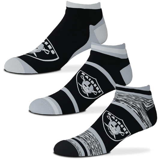 LAS VEGAS RAIDERS 3-PACK CASH SOCKS