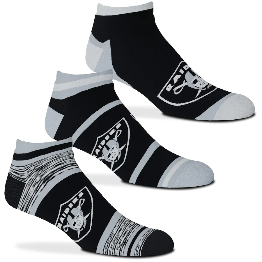 Las Vegas Raiders 3-Pack Cash Socks