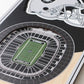 LAS VEGAS RAIDERS 3D STADIUM VIEW WOOD BANNER