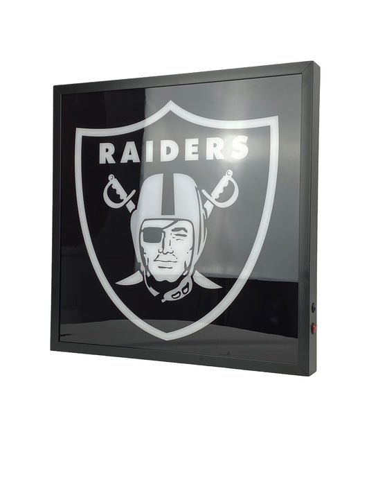 PARED ILUMINADA ANIMADA LAS VEGAS RAIDERS