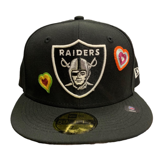 GORRO AJUSTADO LAS VEGAS RAIDERS CHAINSTITCH HEART 59FIFTY