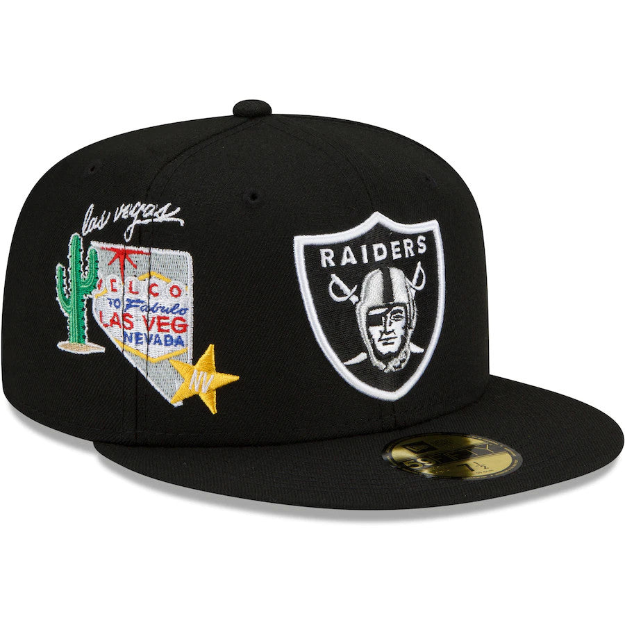 LAS VEGAS RAIDERS CITY CLUSTER 59FIFTY EQUIPADO