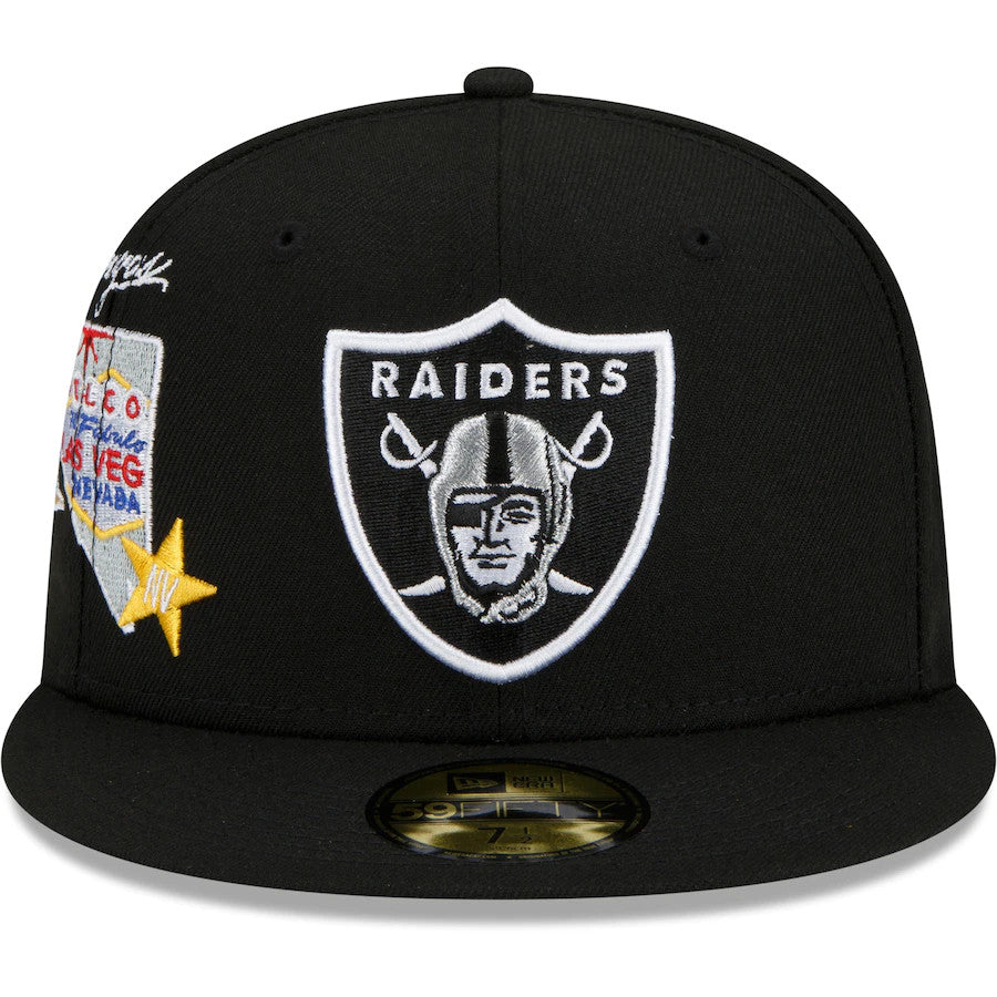 LAS VEGAS RAIDERS CITY CLUSTER 59FIFTY EQUIPADO