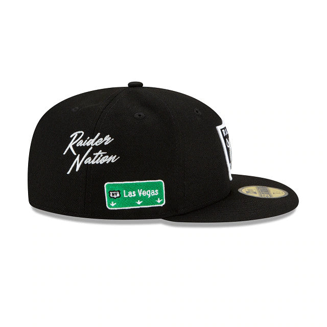 LAS VEGAS RAIDERS CITY TRANSIT 59FIFTY FITTED