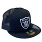 LAS VEGAS RAIDERS CLASSIC TRUCKER 59FIFTY FITTED