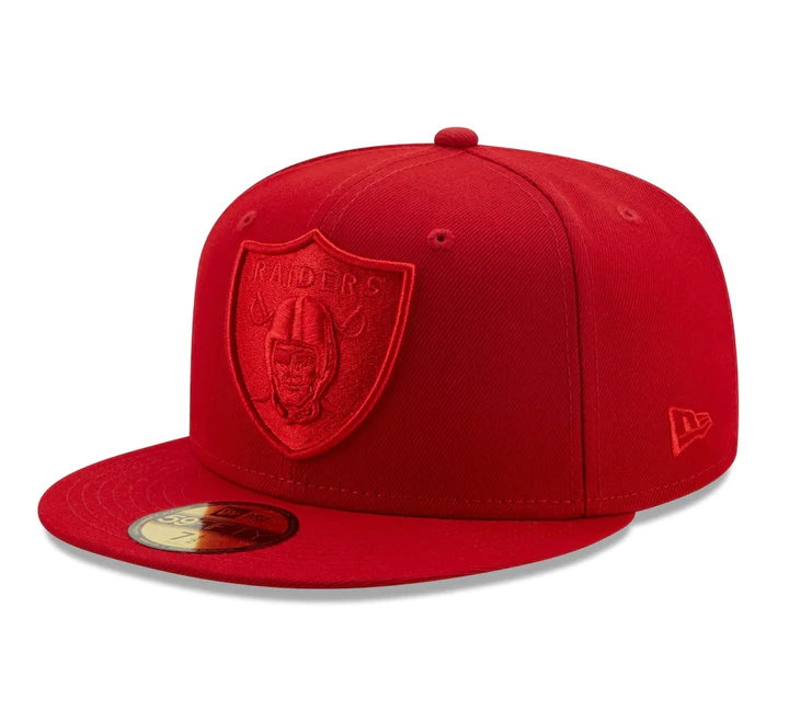 LAS VEGAS RAIDERS COLOR PACK 59FIFTY FITTED HAT - RED/ RED