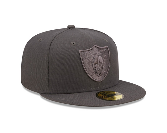 GORRO AJUSTADO LAS VEGAS RAIDERS COLOR PACK 59FIFTY - GRAFITO