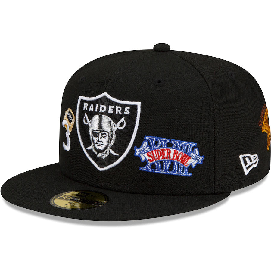 LAS VEGAS RAIDERS CUENTAN LOS ANILLOS 59FIFTY EQUIPADO