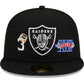 LAS VEGAS RAIDERS COUNT THE RINGS 59FIFTY FITTED