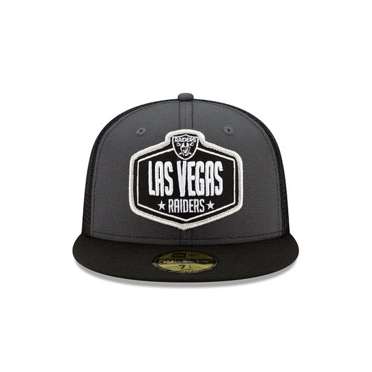 Las Vegas Raiders New Era 2022 Sideline 59FIFTY Fitted Hat - Cream