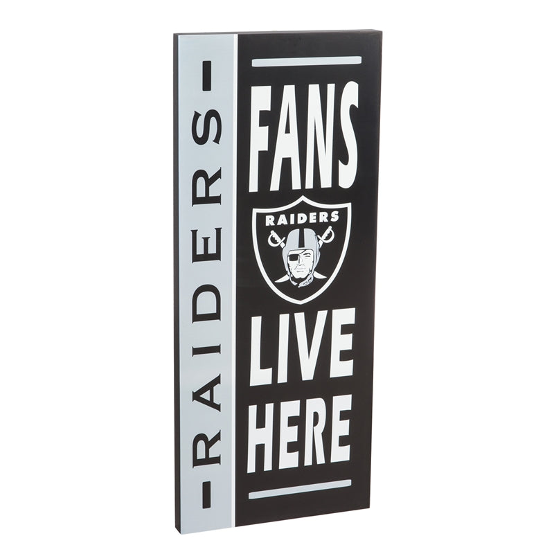 LAS VEGAS RAIDERS FAN SIGN