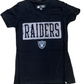 LAS VEGAS RAIDERS  GIRLS TEAM SEQUINS T-SHIRT