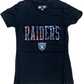 LAS VEGAS RAIDERS  GIRLS TEAM SEQUINS T-SHIRT