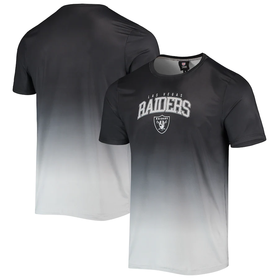 CAMISETA DE HOMBRE LAS VEGAS RAIDERS GRADIENTE RASH