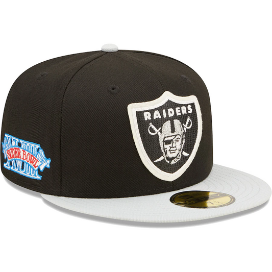 GORRO AJUSTADO LETTERMAN 59FIFTY DE LAS VEGAS RAIDERS 