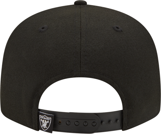 New Era Flat Brim 9FIFTY Team Arch Las Vegas Raiders NFL Black and Grey  Snapback Cap