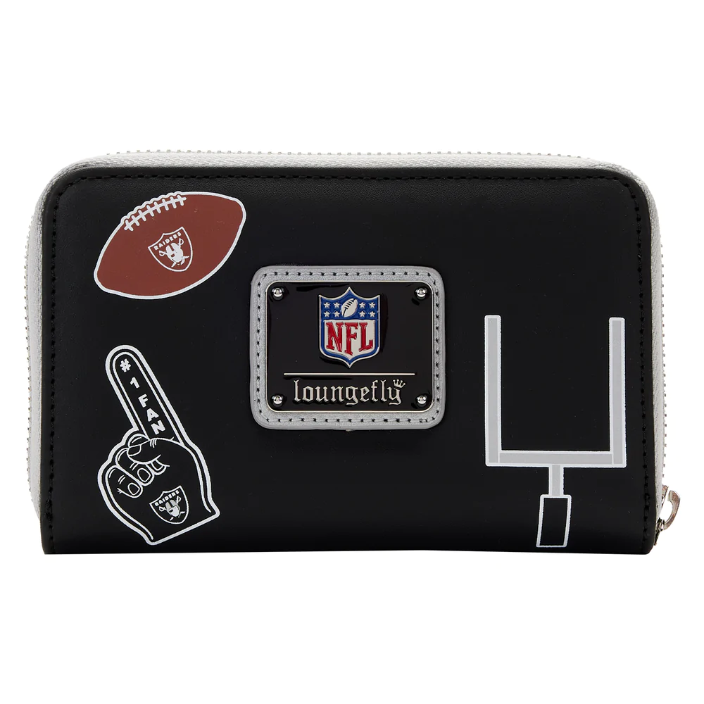 LAS VEGAS RAIDERS LOUNGEFLY LOGO WALLET
