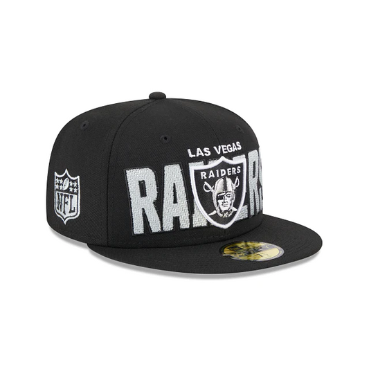 LAS VEGAS RAIDERS MEN'S 2023 NFL DRAFT ALT HAT 59FIFTY FITTED