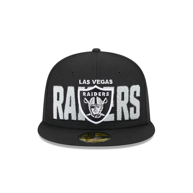 LAS VEGAS RAIDERS MEN'S 2023 NFL DRAFT ALT HAT 59FIFTY FITTED