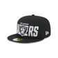 LAS VEGAS RAIDERS MEN'S 2023 NFL DRAFT ALT HAT 59FIFTY FITTED
