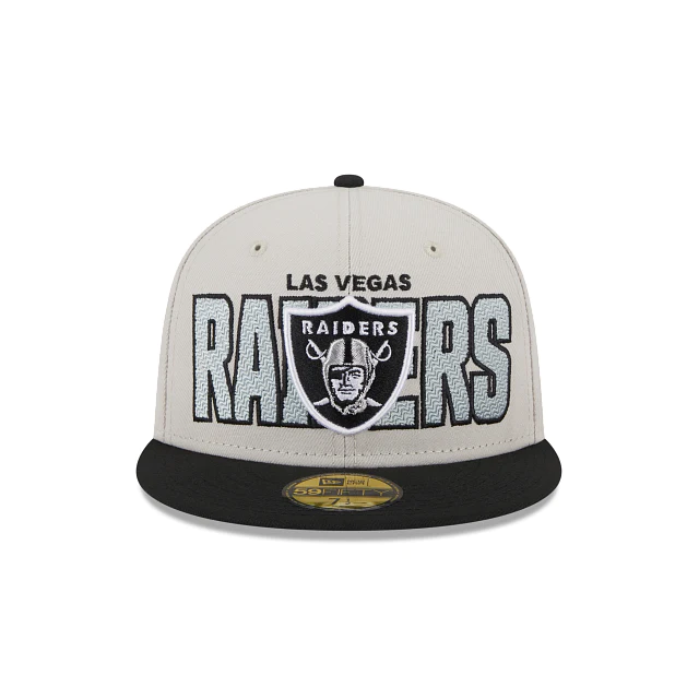 LAS VEGAS RAIDERS HOMBRE 2023 NFL DRAFT SOMBRERO 59FIFTY AJUSTADO
