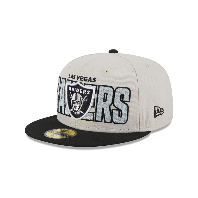 LAS VEGAS RAIDERS HOMBRE 2023 NFL DRAFT SOMBRERO 59FIFTY AJUSTADO