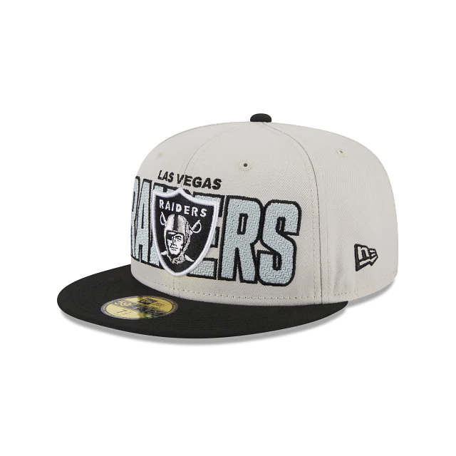 LAS VEGAS RAIDERS MEN'S 2023 NFL DRAFT HAT 59FIFTY FITTED