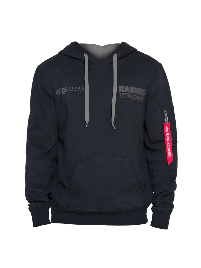 SUDADERA CON CAPUCHA Y SUDADERA ALPHA INDUSTRIES DE LAS VEGAS RAIDERS PARA HOMBRE