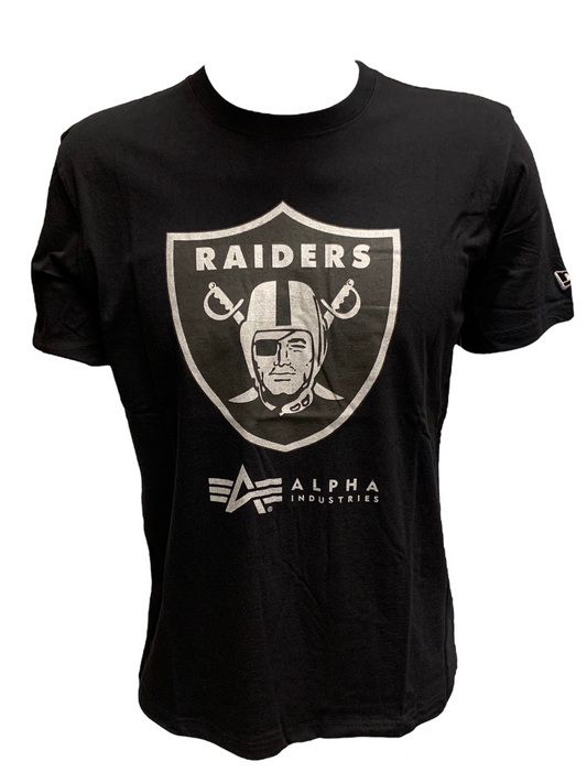 LAS VEGAS RAIDERS MEN'S ALPHA INDUSTRIES TEE