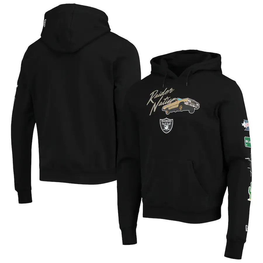 LAS VEGAS RAIDERS MEN'S CITY TRANSIT HOODIE SWEATSHIRT