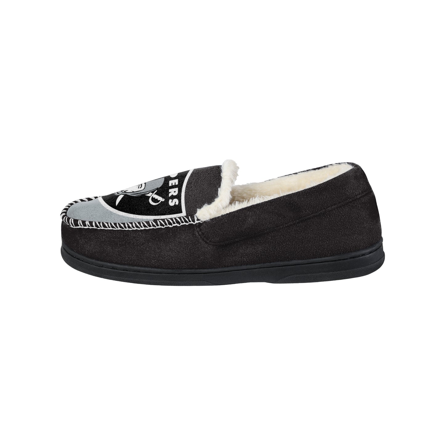 LAS VEGAS RAIDERS MEN'S COLOR BLOCK MOCCASINS