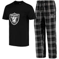 LAS VEGAS RAIDERS MEN'S ETHOS SHIRTS & PANT PJ SET