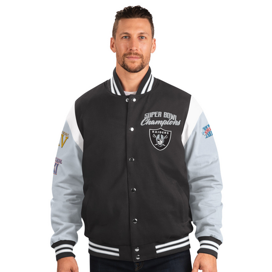 CHAQUETA DE FRANQUICIA PARA HOMBRE LAS VEGAS RAIDERS