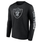 LAS VEGAS RAIDERS MEN'S LONG SLEEVE CLEAR SIGN T-SHIRT