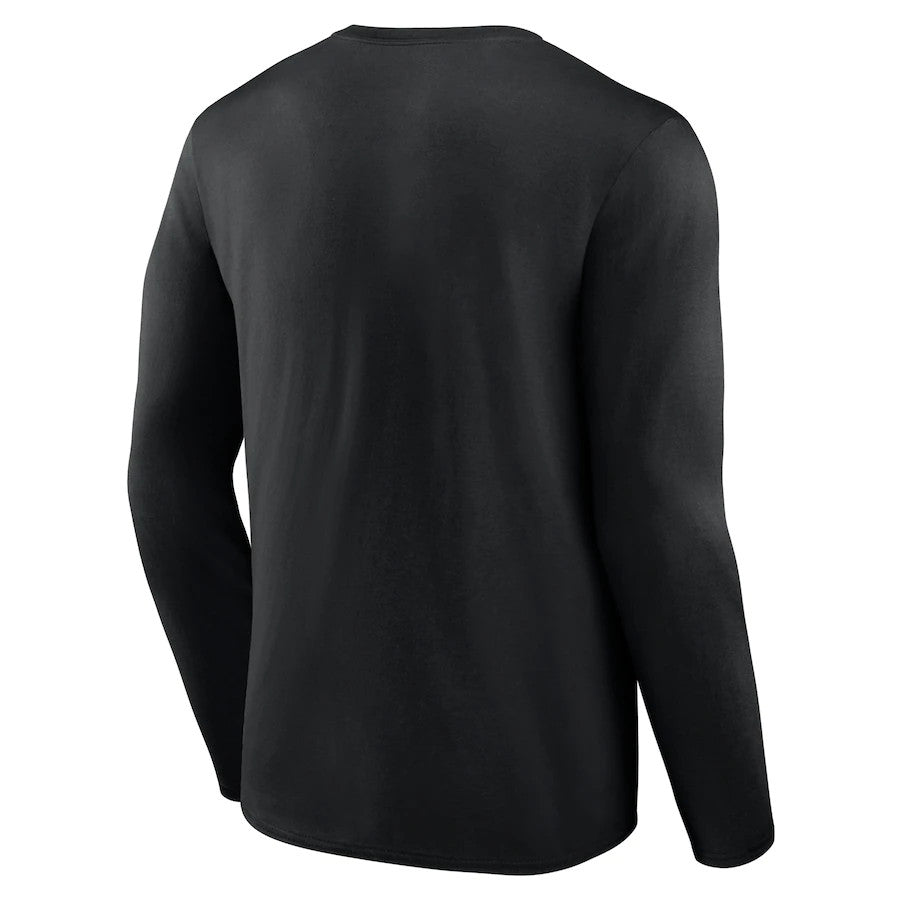 CAMISETA DE MANGA LARGA PARA HOMBRE LAS VEGAS RAIDERS CON SIGNO TRANSPARENTE 