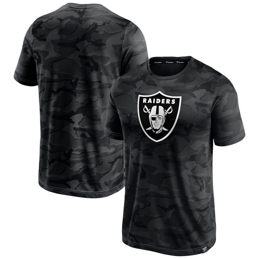 LAS VEGAS RAIDERS MEN'S PRIMARY CAMO JACQUARD TEE