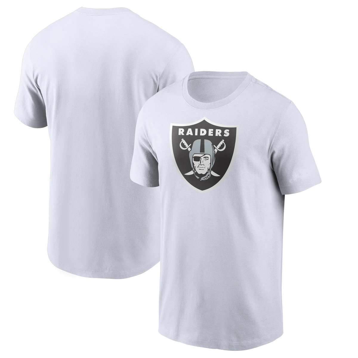LAS VEGAS RAIDERS MEN'S PRIMARY LOGO TEE - WHITE