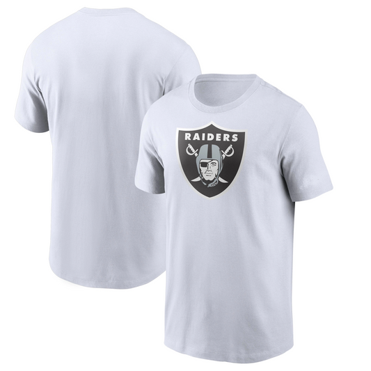 LAS VEGAS RAIDERS MEN'S PRIMARY LOGO TEE - WHITE