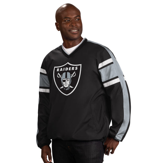 LAS VEGAS RAIDERS MEN'S SWING ROUTE WINDBREAKER JACKET